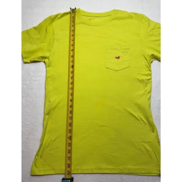 Southern Marsh Duck T-Shirt Womens Large Neon Green New - Picture 3 of 6